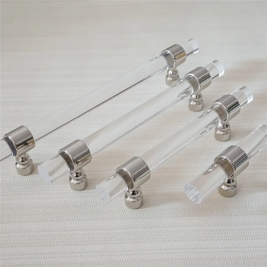 3.75" 5" 6.3" Modern Dresser Pulls Knobs Drawer Handle Acrylic Clear Silver Kitchen Cabinet Handles Knobs Door Handle Pulls
3.75" 5" 6.3" Modern Dresser Pulls Knobs Drawer Handle Acrylic Clear Silver Kitchen Cabinet Handles Knobs Door Handle Pulls