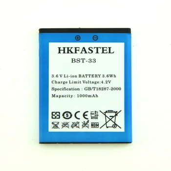 

HKFASTEL New BST-33 Battery For Sony Ericsson W715 W830 W830i W850 W880 W880i W890 W890i W900 W950 W950i W960 Mobile Phone
