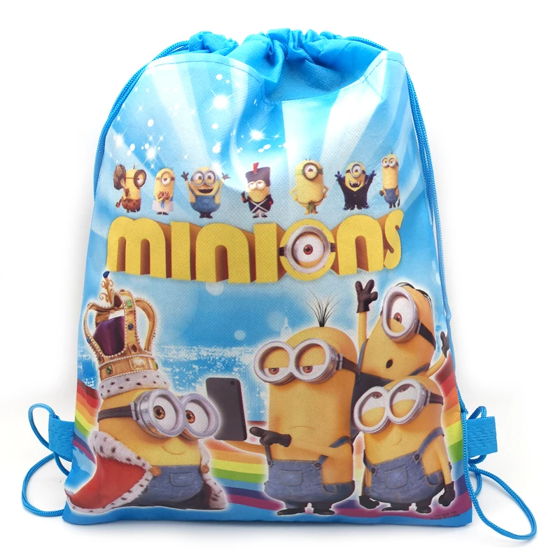 1PCS Happy Birthday Party Minions Design Decoration Kids Boy Favors Non-woven Fabrics Drawstring Gifts Bags Baby Shower Backpack
1PCS Happy Birthday Party Minions Design Decoration Kids Boy Favors Non-woven Fabrics Drawstring Gifts Bags Baby Shower Backpack