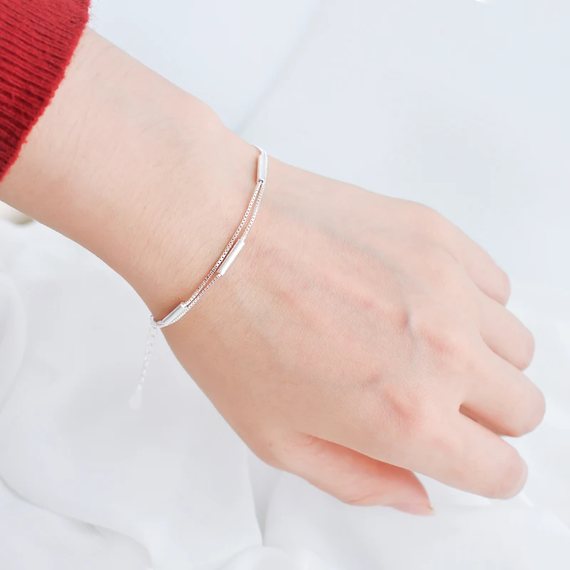 Korean New 925 Sterling Silver Multi-layer Bracelets For Women Bohemia Fashion Girls Charm Bracelets Wedding Jewelry
Korean New 925 Sterling Silver Multi-layer Bracelets For Women Bohemia Fashion Girls Charm Bracelets Wedding Jewelry