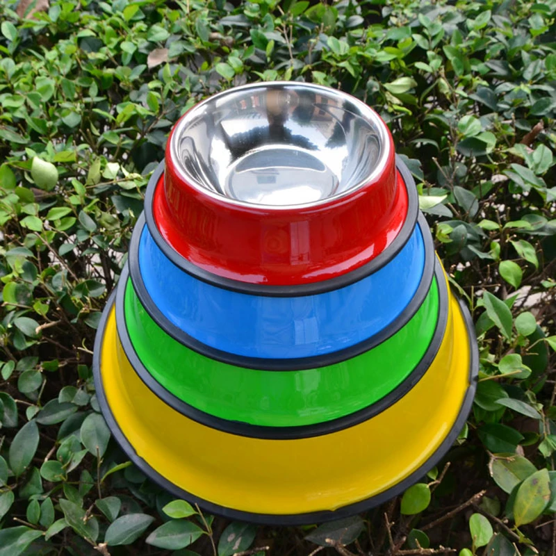 small pet dog/cat food bowl stainless steel double large dog container feeder cat food dish red green blue color
small pet dog/cat food bowl stainless steel double large dog container feeder cat food dish red green blue color