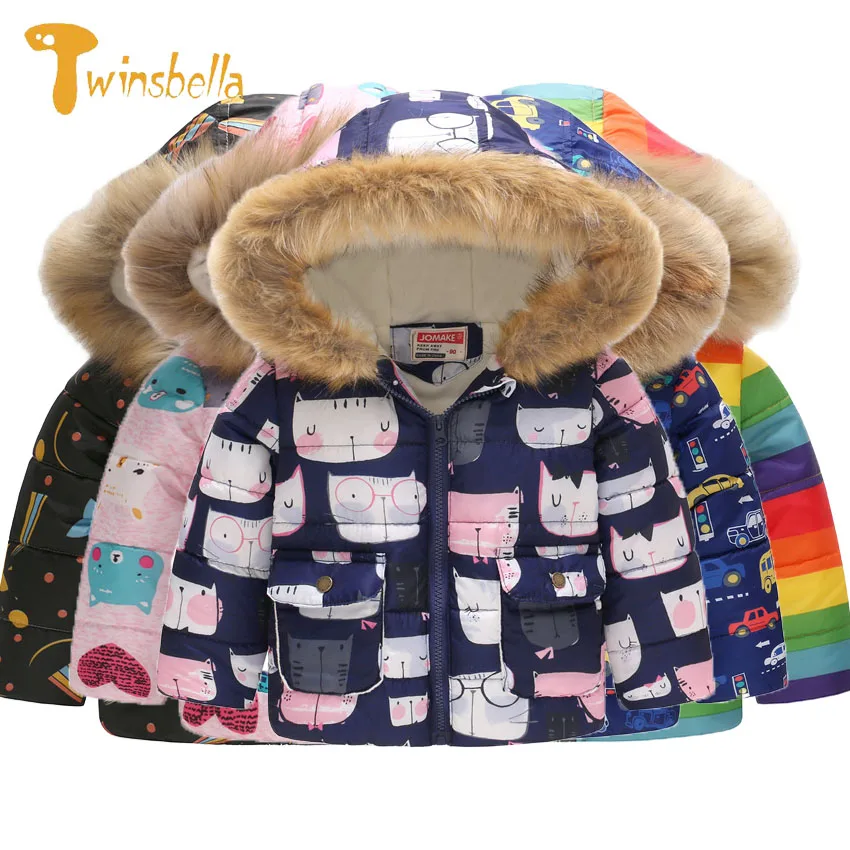 Girls Winter Jackets New 2018 Children Cotton-Padded Jackets Fur Collar Jackets Boys Hooded Outerwear Cartoon Casual Clothes
Girls Winter Jackets New 2018 Children Cotton-Padded Jackets Fur Collar Jackets Boys Hooded Outerwear Cartoon Casual Clothes