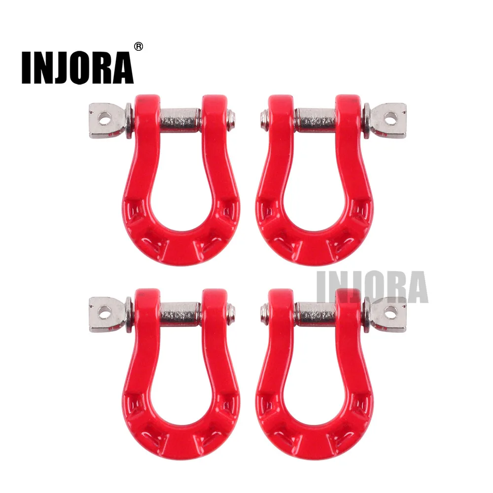 INJORA 4PCS RC Car Accessory Tow Hook Bumper D-ring Red/Grey for 1/10 RC Crawler Axial Wraith SCX10 90046 D90 TF2 Traxxas TRX-4
INJORA 4PCS RC Car Accessory Tow Hook Bumper D-ring Red/Grey for 1/10 RC Crawler Axial Wraith SCX10 90046 D90 TF2 Traxxas TRX-4