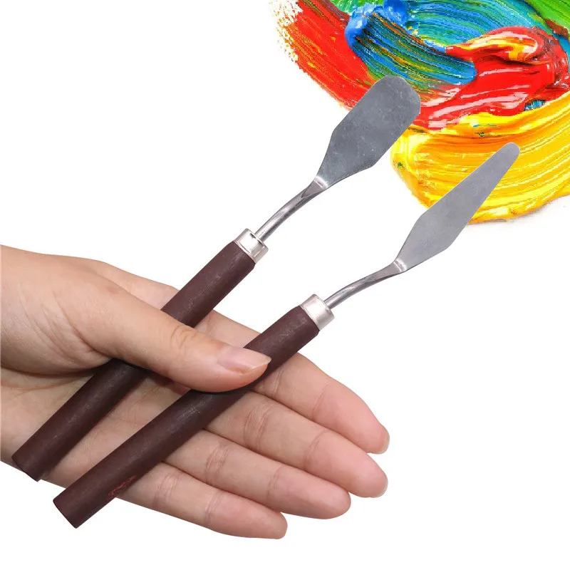 1 pcs Practical Stainless Steel Painting Palette Scrape Tools Shovel Spatula Paint Artist Tool For Office School Supplies
1 pcs Practical Stainless Steel Painting Palette Scrape Tools Shovel Spatula Paint Artist Tool For Office School Supplies