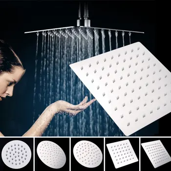 2019 Bath Faucet Sprinkler Silver Bathroom Thin Top Shower Head Durable Household for High Pressure Drop Shipping
2019 Bath Faucet Sprinkler Silver Bathroom Thin Top Shower Head Durable Household for High Pressure Drop Shipping
