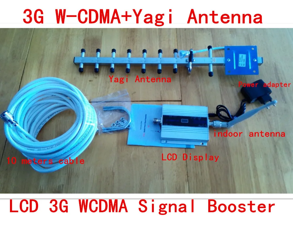 FULL SET 3g signal booster LCD display+13dbi yagi! mobile wcdma 2100mhz 3g signal repeater, cell phone 3g signal amplifier
FULL SET 3g signal booster LCD display+13dbi yagi! mobile wcdma 2100mhz 3g signal repeater, cell phone 3g signal amplifier
