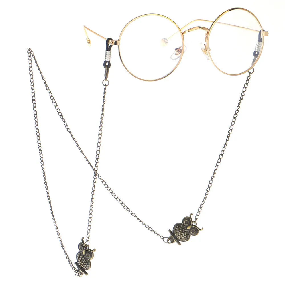 Metal Sunglasses Bowknot Owl Eyeglass Lanyard Hold Straps Fashion Reading Glasses Chain for Women Gold silver Eyewear Retainer
Metal Sunglasses Bowknot Owl Eyeglass Lanyard Hold Straps Fashion Reading Glasses Chain for Women Gold silver Eyewear Retainer