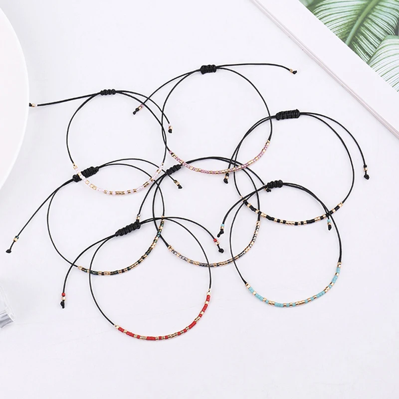 2019 Handmade Bijoux Seed Bead Bracelet Popular Love Lucky Bracelets & Bangles For Women Men Wax Thread Bracelets
2019 Handmade Bijoux Seed Bead Bracelet Popular Love Lucky Bracelets & Bangles For Women Men Wax Thread Bracelets