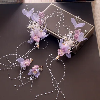 2018 summer flower-shaped pearl bride's headdress lady's super fairy hairbands wreath wedding hair accessories
2018 summer flower-shaped pearl bride's headdress lady's super fairy hairbands wreath wedding hair accessories