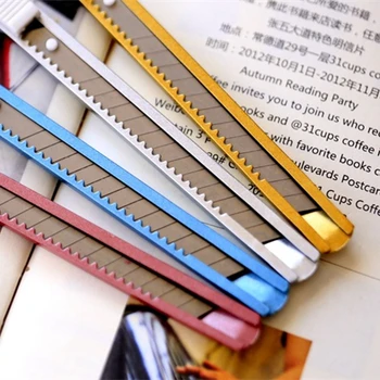 LifeMaster Small Utility Knife Iron Stainless Steel Good Quality Sketch Tools School & Office Supplies
LifeMaster Small Utility Knife Iron Stainless Steel Good Quality Sketch Tools School & Office Supplies