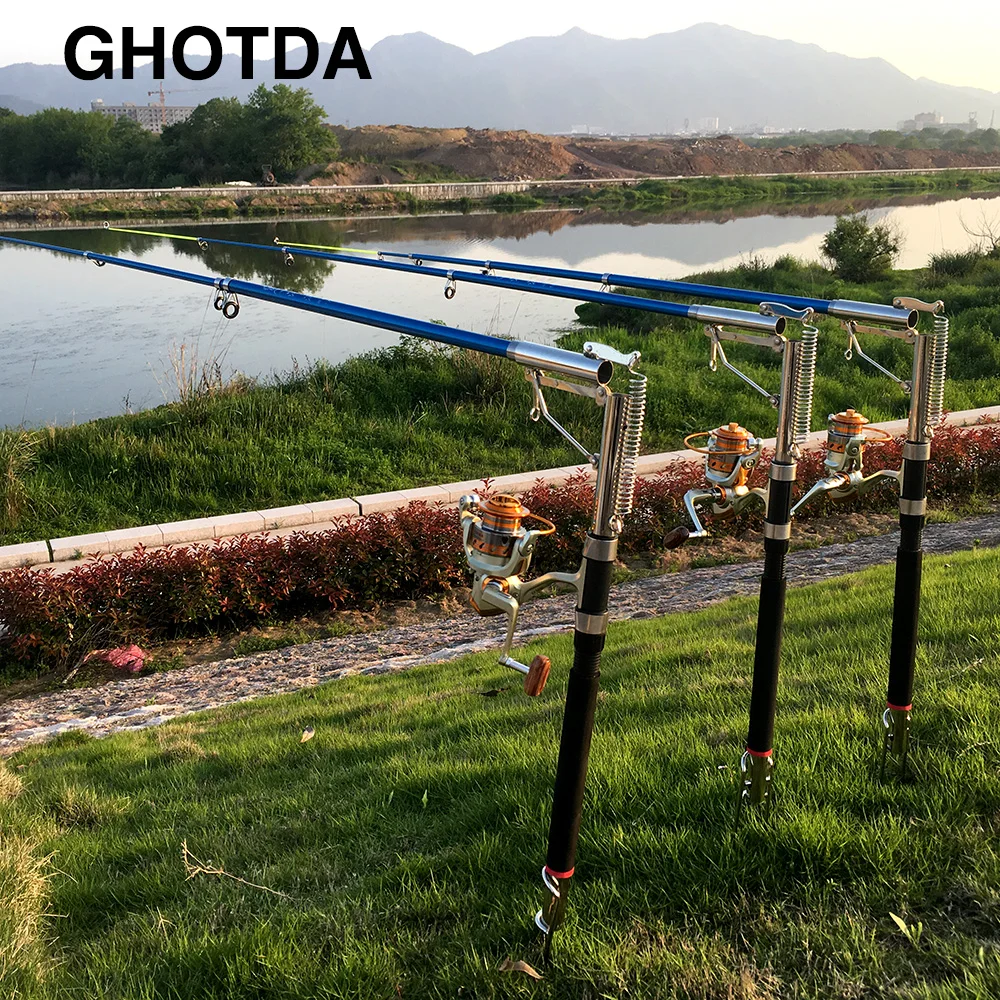 GHOTDA Spinning Rod 1.8/2.1/2.4/2.7m Fishing Rod Adjustable Telescopic River Lake Fishing Tackle
GHOTDA Spinning Rod 1.8/2.1/2.4/2.7m Fishing Rod Adjustable Telescopic River Lake Fishing Tackle