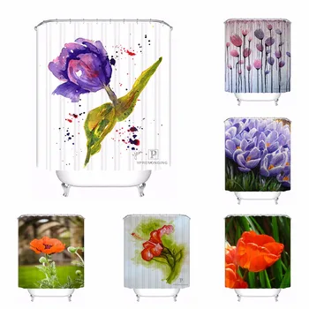 Bath Curtain For Bathroom Custom Poppy Flower Home Decor Shower Curtain Waterproof Fabric Hooks #180417-01-46
Bath Curtain For Bathroom Custom Poppy Flower Home Decor Shower Curtain Waterproof Fabric Hooks #180417-01-46