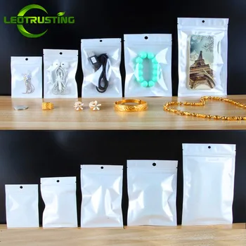 Leotrusting 100pcs One Side Clear White Zip Lock Bag Translucent Bag USB Drive Data Cable Bag Small Plastic Gift Packaging Bag
Leotrusting 100pcs One Side Clear White Zip Lock Bag Translucent Bag USB Drive Data Cable Bag Small Plastic Gift Packaging Bag