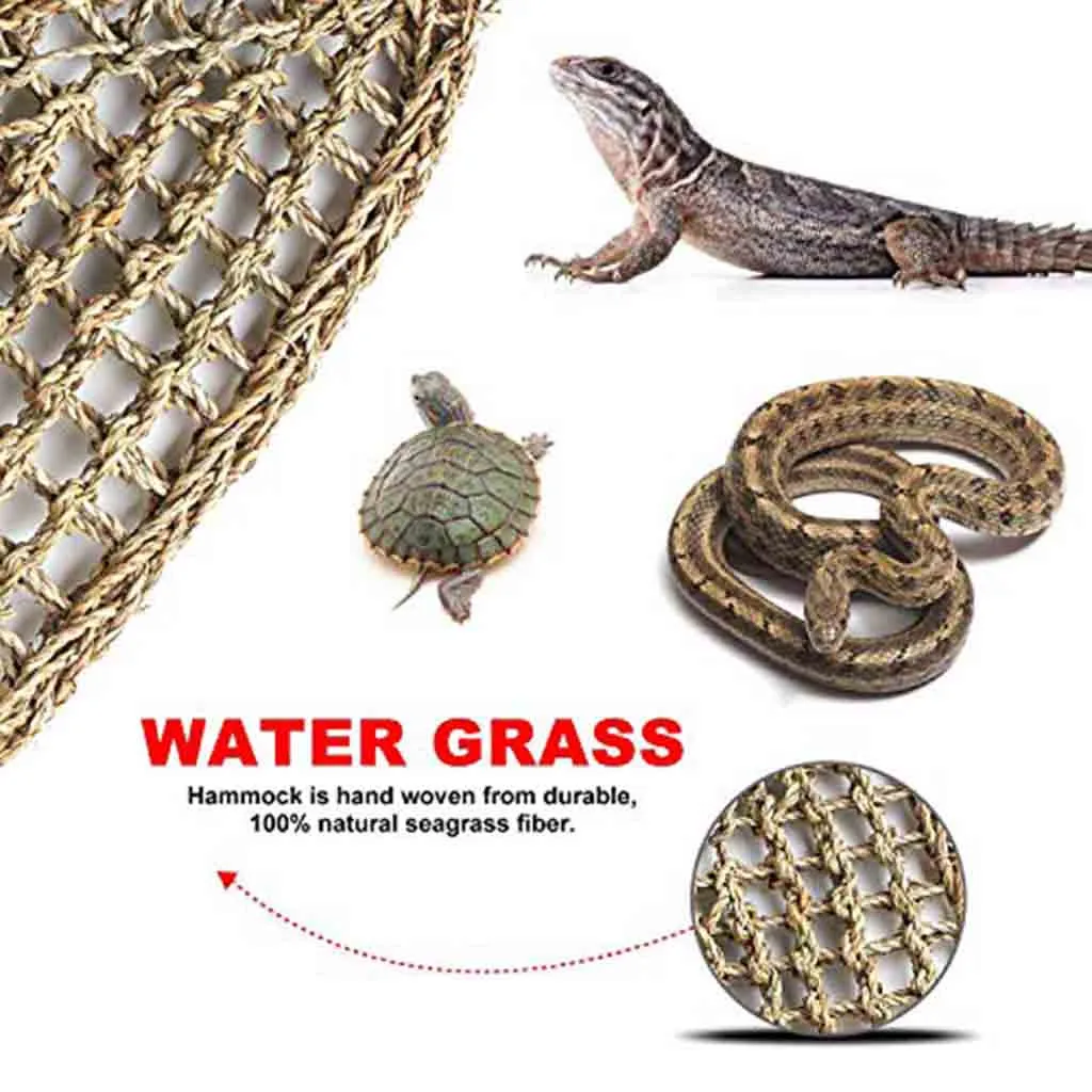 Straw Lizard Hammock Bask Platform Bearded Dragon Iguana Rat ReptileToy Hanging Bed New reptile crawler mat Reptile Toy #5/6
Straw Lizard Hammock Bask Platform Bearded Dragon Iguana Rat ReptileToy Hanging Bed New reptile crawler mat Reptile Toy #5/6