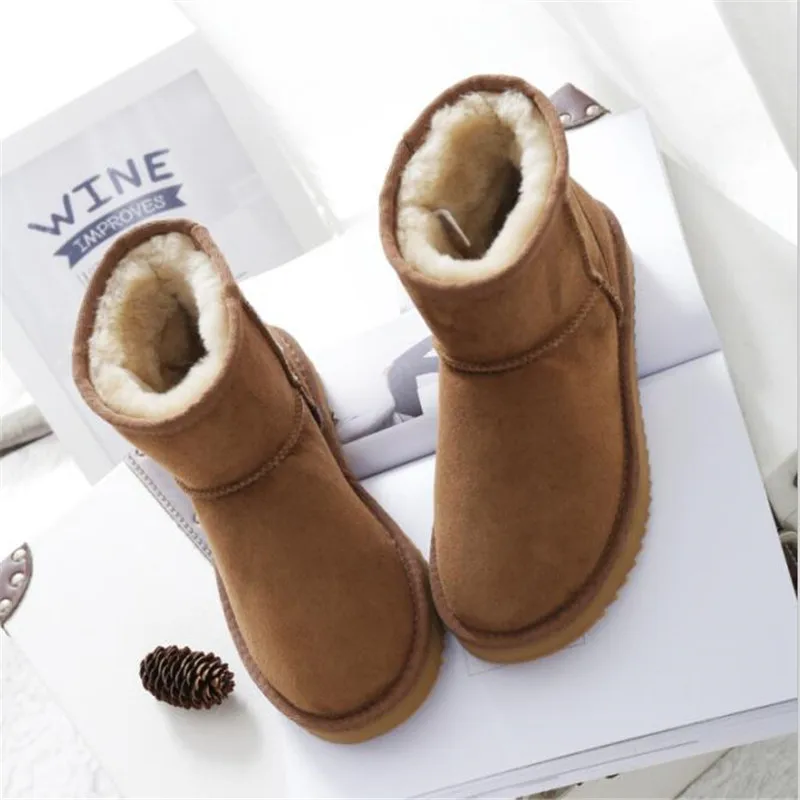 grwg Shoes Women Basic Snow Boots Women's Winter Woman Snow Boots Genuine Sheepskin Warm Boots High Quality Boots Shoes
grwg Shoes Women Basic Snow Boots Women's Winter Woman Snow Boots Genuine Sheepskin Warm Boots High Quality Boots Shoes