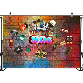 Neoback Back to The 80s Backdrop Graffiti Wall Hip Hop Birthday Party Photography Backdrops 80s Party Decorations Photo Backgrou
Neoback Back to The 80s Backdrop Graffiti Wall Hip Hop Birthday Party Photography Backdrops 80s Party Decorations Photo Backgrou