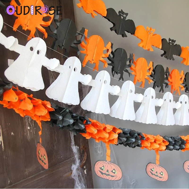 OUDIROSE Spider Pumpkin Ghost Wren Garland Halloween Paper Ghost House Props Christmas Paper Wreath Tree House Party Decoration
OUDIROSE Spider Pumpkin Ghost Wren Garland Halloween Paper Ghost House Props Christmas Paper Wreath Tree House Party Decoration