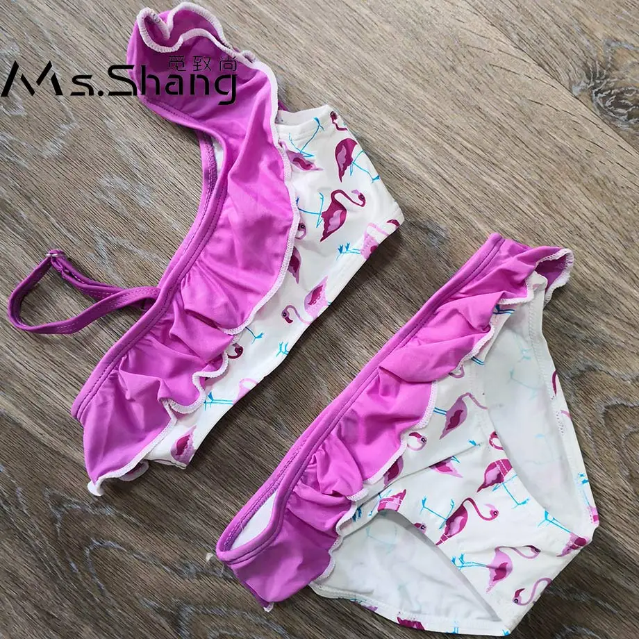 Cartoon Baby Girl Swimsuit Kids Swimwear Flamingo Two Piece Children Swim Wear Teenager Girl Bikini One Shoulder Bathing Suit
Cartoon Baby Girl Swimsuit Kids Swimwear Flamingo Two Piece Children Swim Wear Teenager Girl Bikini One Shoulder Bathing Suit