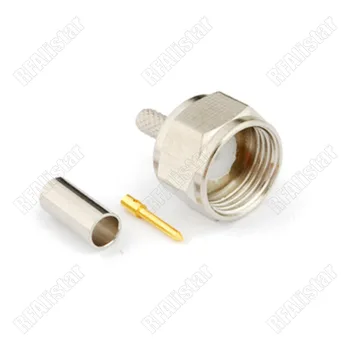 20 Pieces F-Type Male Crimp Plug straight RF connector for RG179 LMR100 RG316 RG174 cable
20 Pieces F-Type Male Crimp Plug straight RF connector for RG179 LMR100 RG316 RG174 cable