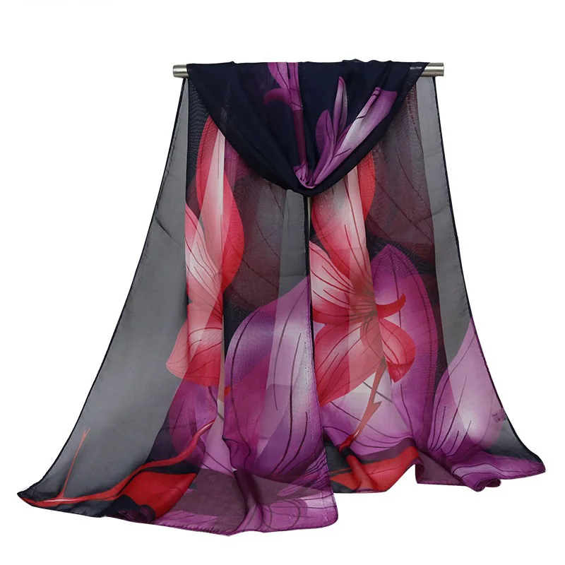 Fashion Korean High Quality Chiffon Small Thin Ladies Scarf Spring and Summer Sunscreen Shawls Long Scarf Printed Flower Scarf
Fashion Korean High Quality Chiffon Small Thin Ladies Scarf Spring and Summer Sunscreen Shawls Long Scarf Printed Flower Scarf