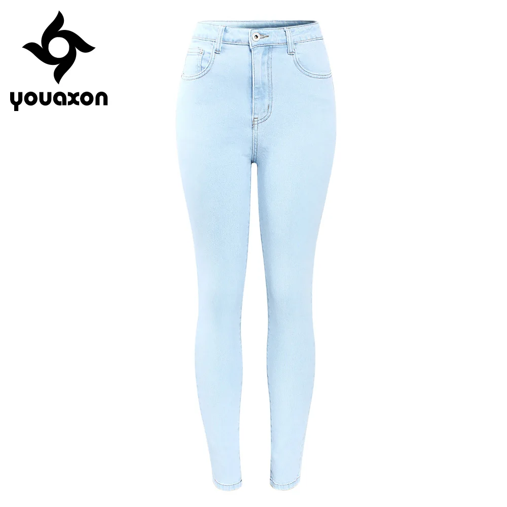 2182 Youaxon Brand New Arrival High Waist Jeans Woman Stretchy Women`s Jeans OL Ladies Pencil Denim Pants Femme
2182 Youaxon Brand New Arrival High Waist Jeans Woman Stretchy Women`s Jeans OL Ladies Pencil Denim Pants Femme