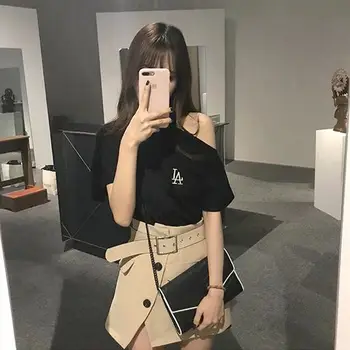 Summer Korean Holiday Clothes Off Shoulder 2 Piece Set Women Korean Short Sleeve Famale Skirt Sets Sexy Twinset Two Piece Woman
Summer Korean Holiday Clothes Off Shoulder 2 Piece Set Women Korean Short Sleeve Famale Skirt Sets Sexy Twinset Two Piece Woman