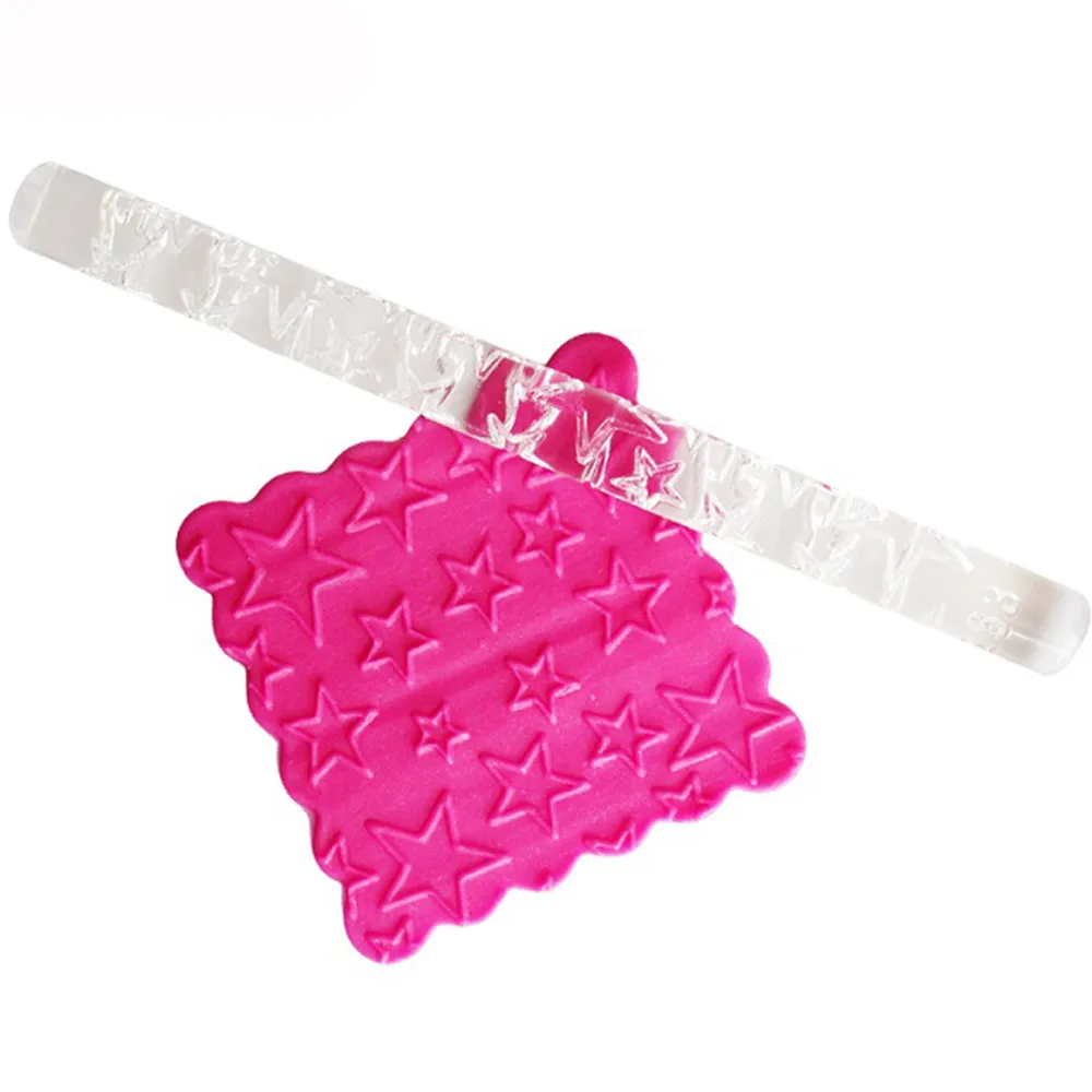 Embossing Acrylic Rolling Pin Sugar DIY Craft Cake Baking Decorating Tool cookie rolling pin Kitchen Tool ##
Embossing Acrylic Rolling Pin Sugar DIY Craft Cake Baking Decorating Tool cookie rolling pin Kitchen Tool ##