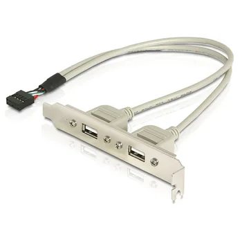 Xiwai 2-Port USB2.0 Motherboard Rear Panel Expansion Bracket Host Adapter PCI USB 2.0 A type Female Screw
Xiwai 2-Port USB2.0 Motherboard Rear Panel Expansion Bracket Host Adapter PCI USB 2.0 A type Female Screw