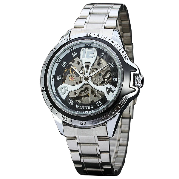 2018 WINNER Top Brand Men Automatic Mechanical Watch Full Stainless Steel Male Skeleton Wristwatch Arabic Numerals + GIFT BOX
2018 WINNER Top Brand Men Automatic Mechanical Watch Full Stainless Steel Male Skeleton Wristwatch Arabic Numerals + GIFT BOX