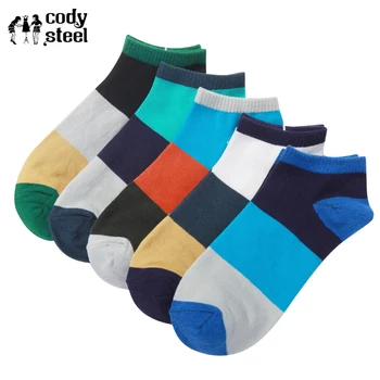 Cody Steel Men Short Tube Socks Wide Stripes Mixed Colors Man Invisible Socks Breathable Comfortable Male Boat Socks 3pairs/lot
Cody Steel Men Short Tube Socks Wide Stripes Mixed Colors Man Invisible Socks Breathable Comfortable Male Boat Socks 3pairs/lot