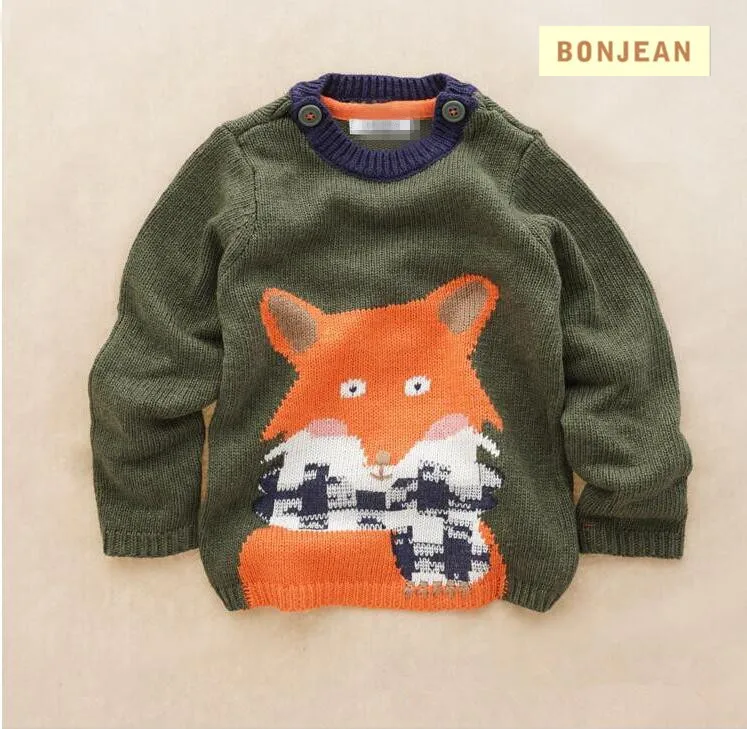 YLiYX48 2017 Autumn Baby Boy Sweater Dobby Fox Casual Boy Pullover Full Sleeve Boy Clothes Boy Sweatercoat Kids Clothes
YLiYX48 2017 Autumn Baby Boy Sweater Dobby Fox Casual Boy Pullover Full Sleeve Boy Clothes Boy Sweatercoat Kids Clothes