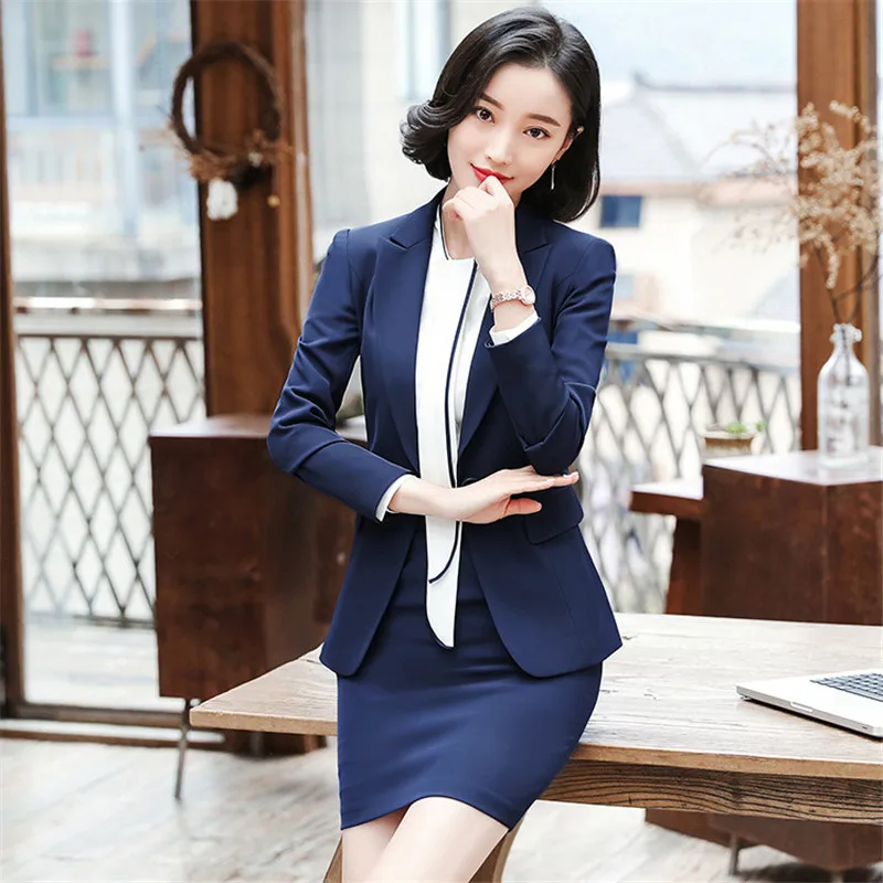 Professional woman pants suit pure color business formal slim long sleeve blazer with trousers office ladies OL Uniform Designs
Professional woman pants suit pure color business formal slim long sleeve blazer with trousers office ladies OL Uniform Designs