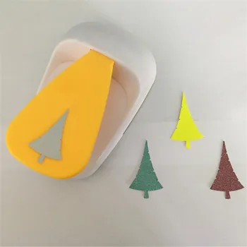 

Free Shipping Cedar Tree shaped save power paper/eva craft punch Scrapbook Handmade punchers DIY hole punches Wood shape puncher