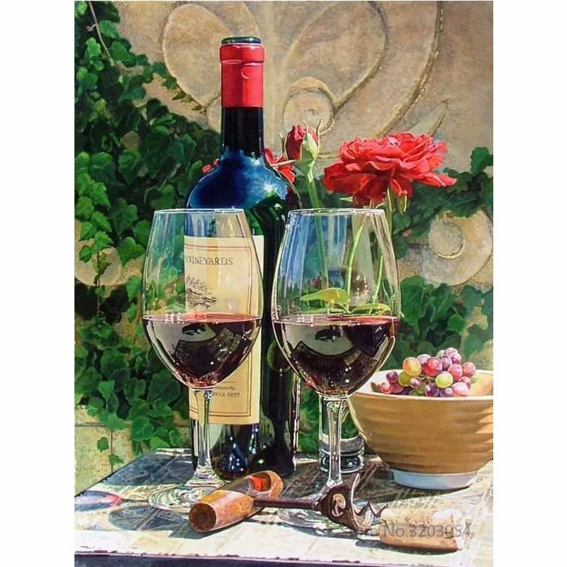 CHUNXIA Framed DIY Painting By Numbers Wine Fruit Acrylic Painting Modern Picture Home Decor For Living Room 40x50cm RA3050
CHUNXIA Framed DIY Painting By Numbers Wine Fruit Acrylic Painting Modern Picture Home Decor For Living Room 40x50cm RA3050