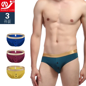 3pcs/lot men's underwear U convex button Cotton Briefs golden belt bag short pants male sense 4011
3pcs/lot men's underwear U convex button Cotton Briefs golden belt bag short pants male sense 4011