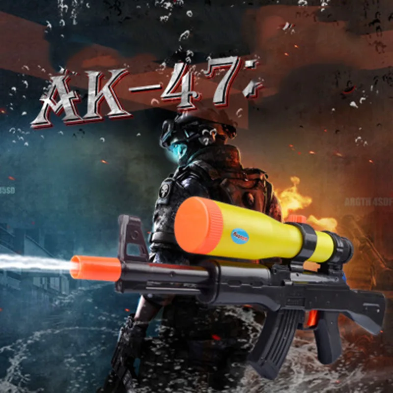 AK47 Plastic Toy Gun Water Elite live CS ABS Toy gun Sniper Rifle Capable Of Firing Water gun toys
AK47 Plastic Toy Gun Water Elite live CS ABS Toy gun Sniper Rifle Capable Of Firing Water gun toys