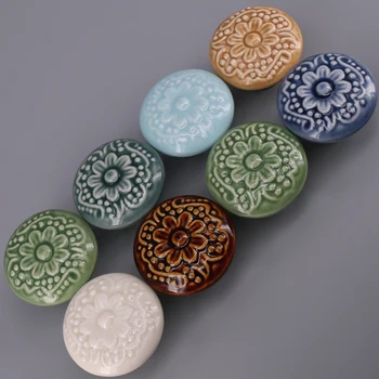 4x Europe style Ceramic Flower Pattern kitchen Cabinet Door Knobs Cupboard Handles Pull Drawer furniture accessories
4x Europe style Ceramic Flower Pattern kitchen Cabinet Door Knobs Cupboard Handles Pull Drawer furniture accessories