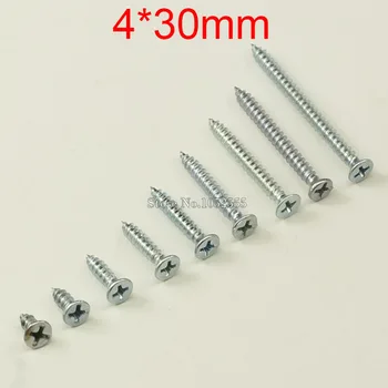 90pcs/Set 4*30mm Metal Screws Cross Screws Round Head Plain End Phillips Plain Self-tapping Screws Furniture Fasteners K283-6
90pcs/Set 4*30mm Metal Screws Cross Screws Round Head Plain End Phillips Plain Self-tapping Screws Furniture Fasteners K283-6