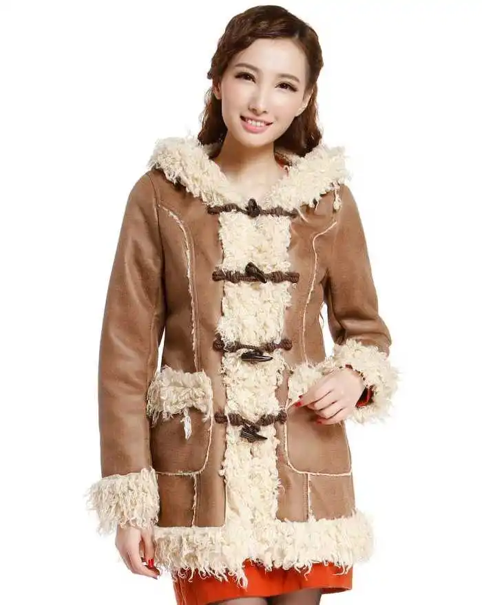 Winter Coat Women 2016 New Design Faxu Fur Patchwork PU Thicken Warm Overcoat Fashion Ladies Medium-Long Parkas Plus Size A4368
Winter Coat Women 2016 New Design Faxu Fur Patchwork PU Thicken Warm Overcoat Fashion Ladies Medium-Long Parkas Plus Size A4368