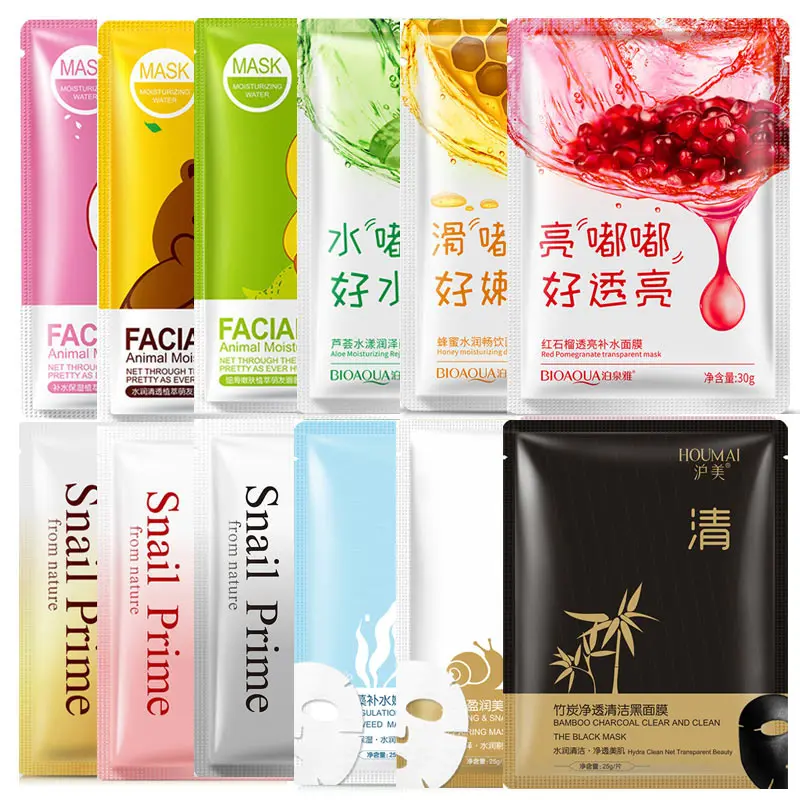 10Pcs BIOAQUA black facial mask Acne Treatment Anti-Aging Moisturizing face mask snail honey seaweed fibroin korean face makeup
10Pcs BIOAQUA black facial mask Acne Treatment Anti-Aging Moisturizing face mask snail honey seaweed fibroin korean face makeup