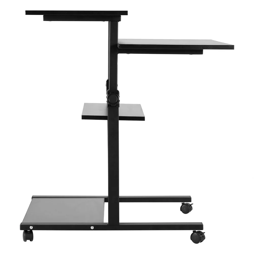 Adjustable Wooden Mobile Standing Computer Notebook Work Station Desk Height Rolling Presentation Cart Home Furniture
Adjustable Wooden Mobile Standing Computer Notebook Work Station Desk Height Rolling Presentation Cart Home Furniture