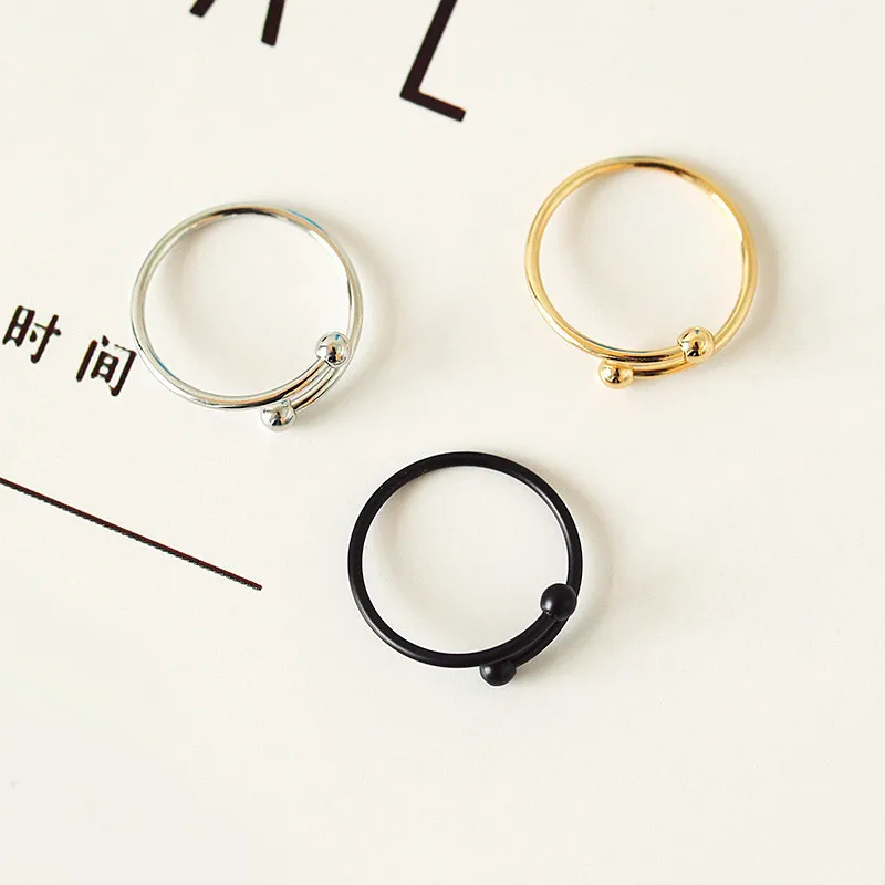 Trendy Stainless Steel Adjustable Rings for Women Geometric Silver Simple Spherical Cross Opening Knuckle Ring
Trendy Stainless Steel Adjustable Rings for Women Geometric Silver Simple Spherical Cross Opening Knuckle Ring