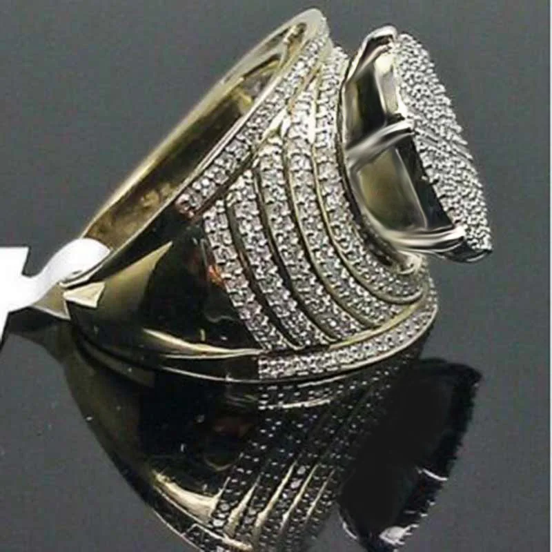 Fashion Full with Crystal Yellow Gold Color Men's Ring Party Jewelry 2019 New Arrivals Dropshipping
Fashion Full with Crystal Yellow Gold Color Men's Ring Party Jewelry 2019 New Arrivals Dropshipping