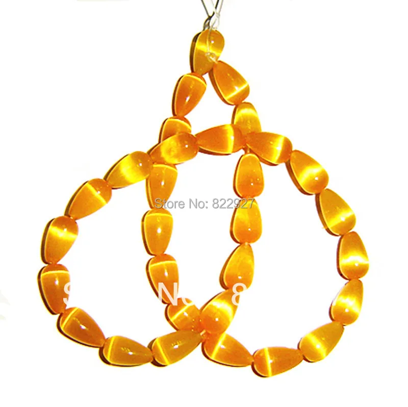 8x14mm water drop shape darker yellow glass cats eye beads,30 pieces per strand,1.2mm hole for your jewelry use
8x14mm water drop shape darker yellow glass cats eye beads,30 pieces per strand,1.2mm hole for your jewelry use