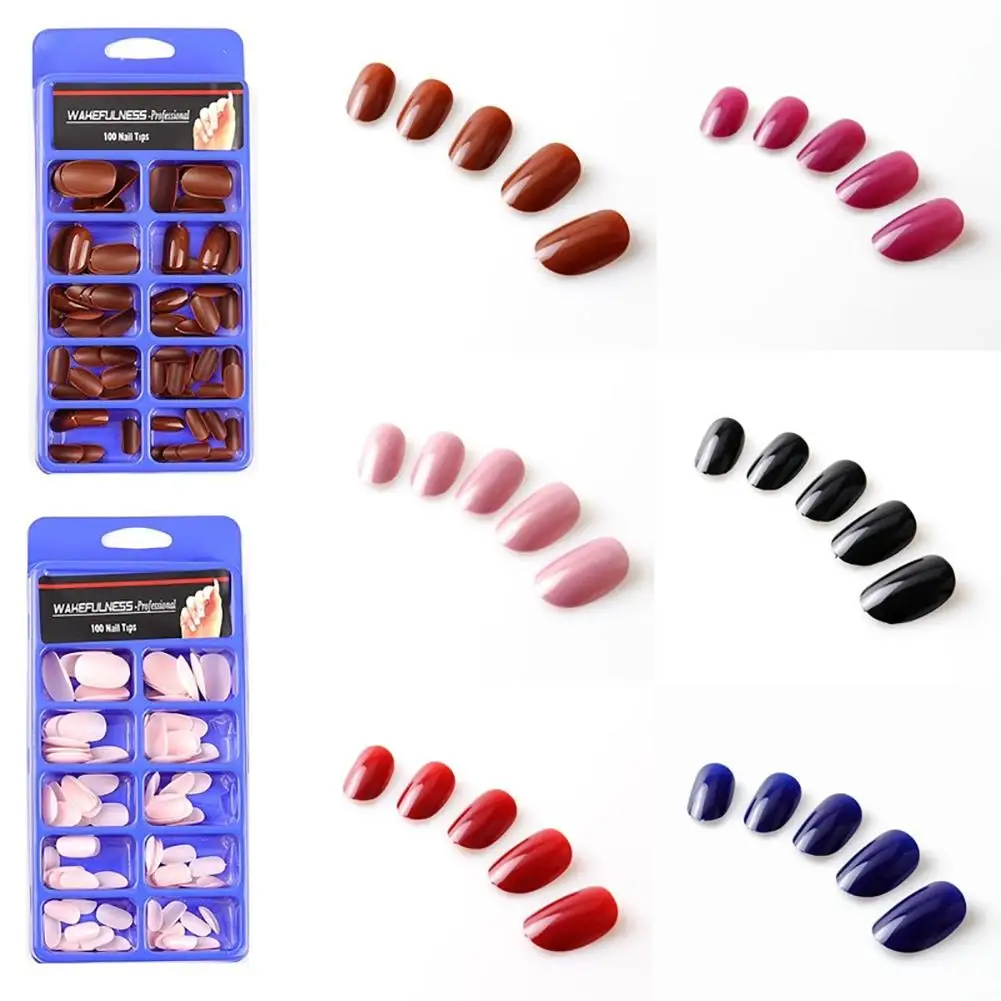 100Pcs Nail Tips DIY Plastic Full Cover Fake Fingernail Extension Manicure Decor Nail Accessories New
100Pcs Nail Tips DIY Plastic Full Cover Fake Fingernail Extension Manicure Decor Nail Accessories New
