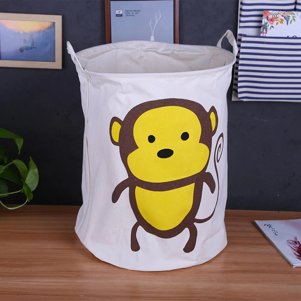 Collapsible Stand Cartoon Laundry Basket Canvas Toy Storage Box Super Large Bag Washing Dirty Clothes Big Basket household goods
Collapsible Stand Cartoon Laundry Basket Canvas Toy Storage Box Super Large Bag Washing Dirty Clothes Big Basket household goods