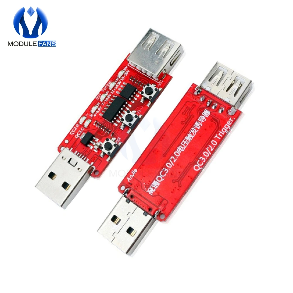 QC2.0 QC3.0 Tester Automatically Detects Phone Fast Quick Charge Voltage Meter Simulator Trigger 9V/12V/20V Aging Test Board
QC2.0 QC3.0 Tester Automatically Detects Phone Fast Quick Charge Voltage Meter Simulator Trigger 9V/12V/20V Aging Test Board
