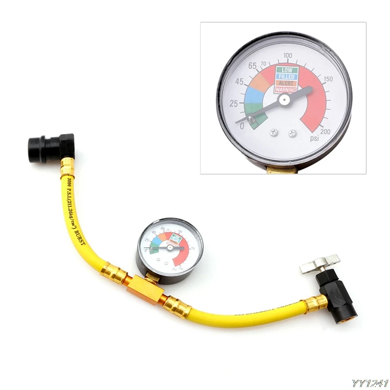 1/2" R134a Refrigerant Recharge Hose Can Tap Car Air Conditioning Pressure Gauge Auto Air-conditioning Installation-
1/2" R134a Refrigerant Recharge Hose Can Tap Car Air Conditioning Pressure Gauge Auto Air-conditioning Installation-