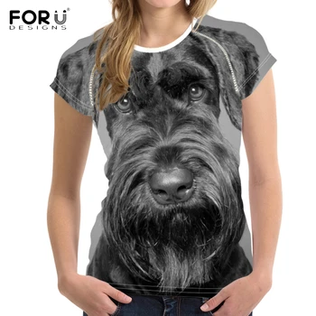 FORUDESIGNS Kawaii Dog Schnauzer Print Woman T Shirts Streatwear Summer Short Sleeve Tops Tees Harajuku Lady T-shirts Plus Size
FORUDESIGNS Kawaii Dog Schnauzer Print Woman T Shirts Streatwear Summer Short Sleeve Tops Tees Harajuku Lady T-shirts Plus Size