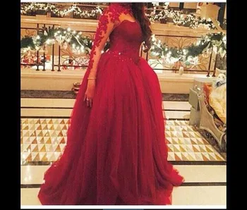 Red Vestido De Noiva 2019 Muslim Wedding Dresses Ball Gown Long Sleeves Tulle Lace Beaded Boho Dubai Arabic Wedding Gown Bridal
Red Vestido De Noiva 2019 Muslim Wedding Dresses Ball Gown Long Sleeves Tulle Lace Beaded Boho Dubai Arabic Wedding Gown Bridal